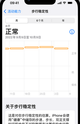 且末iPhone手机维修如何在iPhone开启'步行稳定性通知'