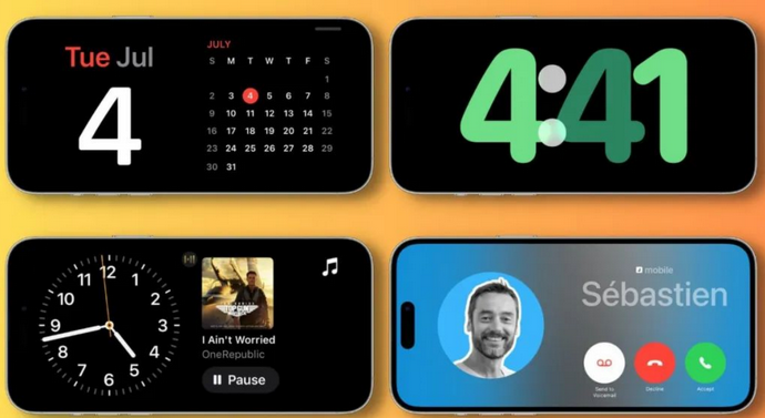 且末苹果手机维修分享iOS17横屏充电待机显示有什么好处 
