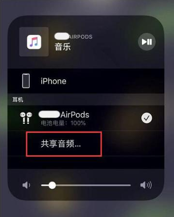 且末苹果14音频维修点分享iPhone14音频共享设置方法 