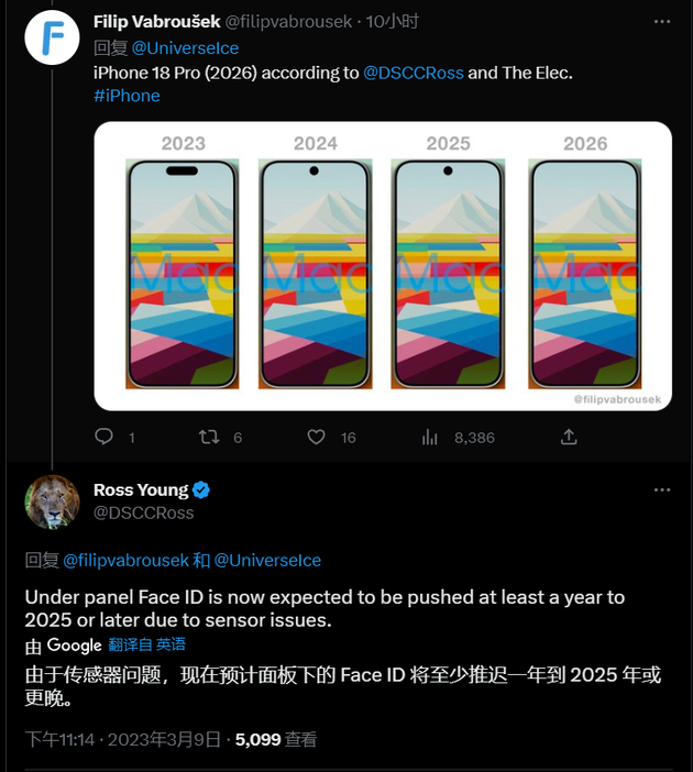 且末苹果手机维修分享:屏下Face ID有什么优势？iPhone何时会有屏下Face ID？ 