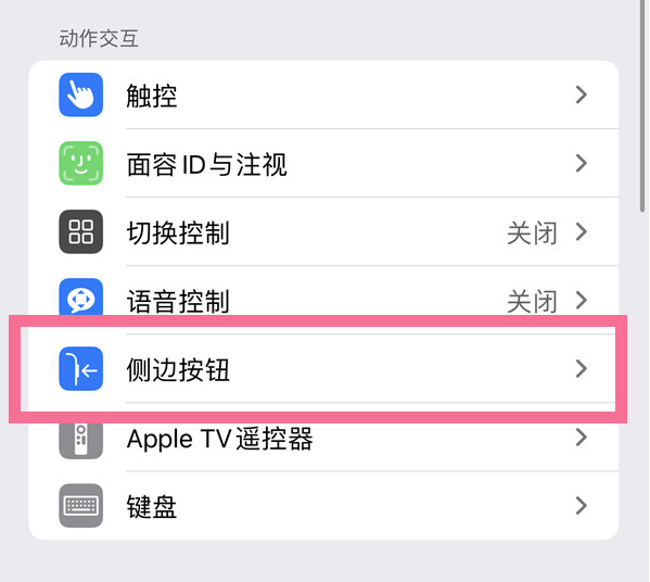 且末苹果14维修店分享iPhone14 Plus侧键双击下载功能关闭方法 