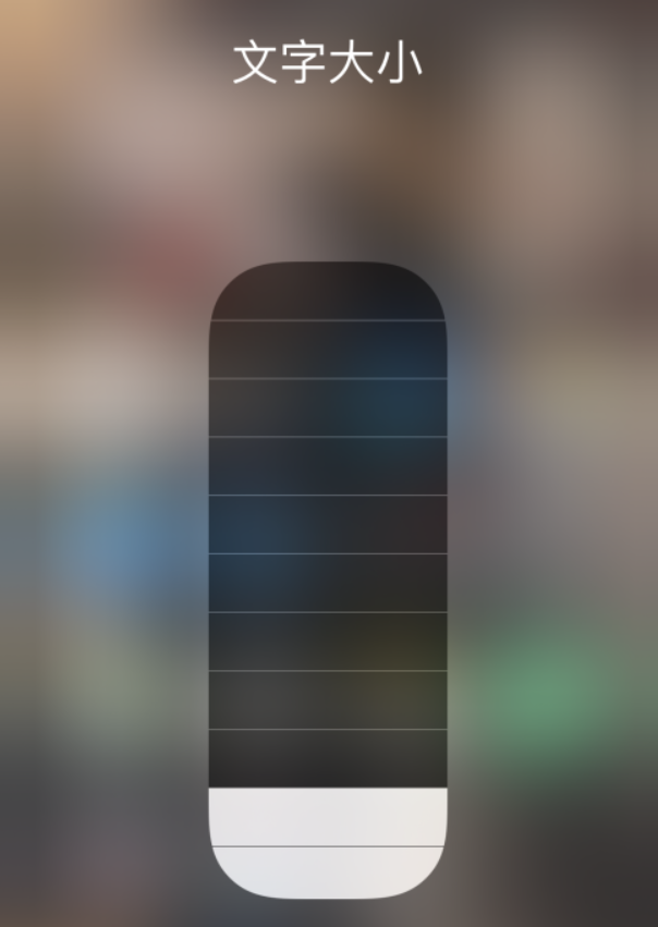 且末苹果手机维修分享小技巧：在 iPhone 控制中心快速调节字体大小 